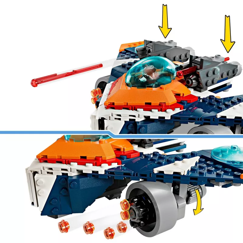 Konstruktorius LEGO Marvel Super Heroes Raketos Erdvėlaivis 76278 — Raketos ir Ronano rinkinys