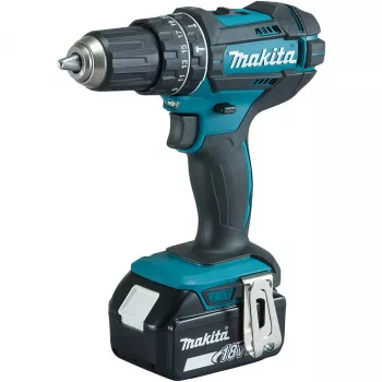 Makita DHP482RFX9 - Gręžtuvas/suktuvas su smūginiu mechanizmu - Belaidis - 13 mm griebtuvas - 62 N·m - 2 akumuliatoriai, įkroviklis - 18 V (DHP482RFX9)