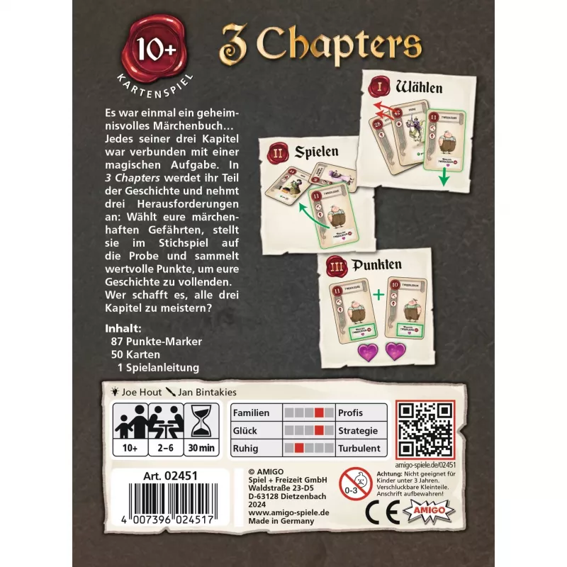 3 Chapters, kortų žaidimas
