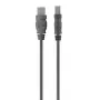 Belkin USB 2.0 Premium spausdintuvo kabelis, USB-A / USB-B, 1,8 m, juodas.