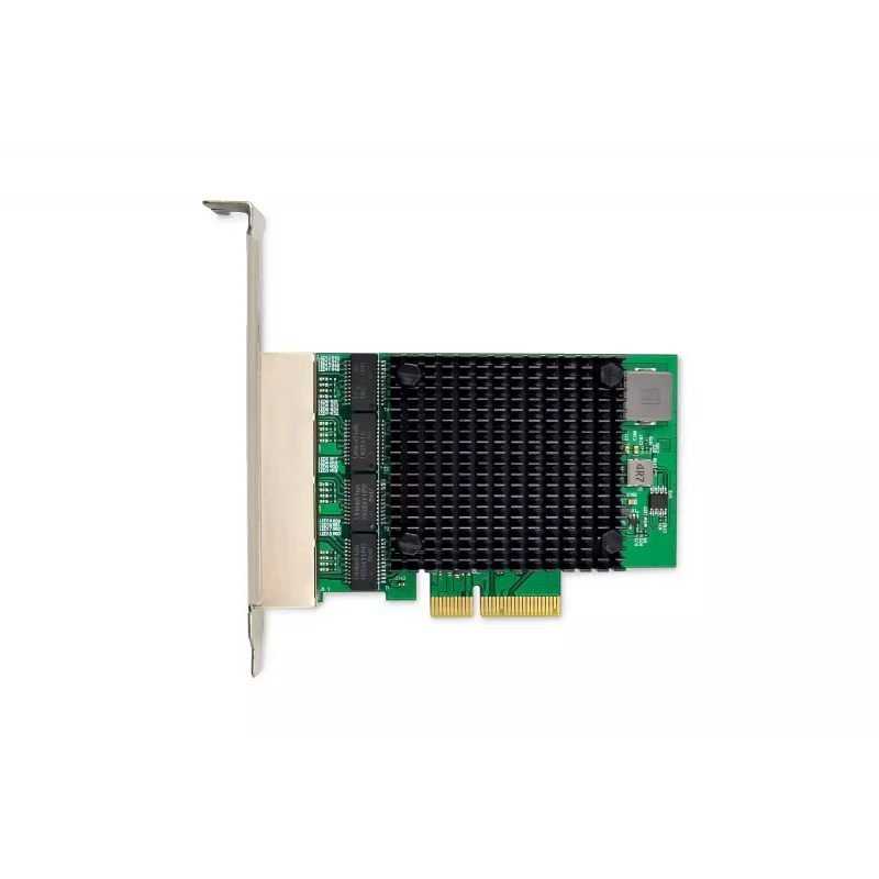 Digitus 4 prievadų 2,5 gigabito eterneto tinklo plokštė PCI Express Realtek mikroschemų rinkinys