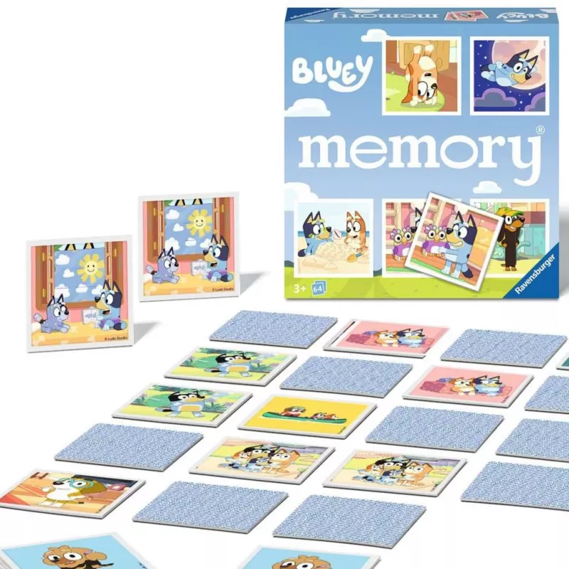 memory – Bluey, atminties žaidimas
