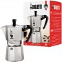 Bialetti Moka Express moka puodas 0,55 L juodos, sidabrinės spalvos