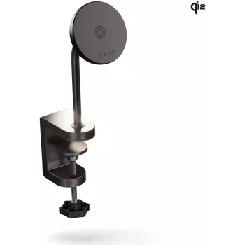 Belaidis įkroviklis Zens Mount Pro 2 15W su kintamosios srovės adapteriu — Zens Mount Pro 2 15W belaidžio įkrovimo stovas