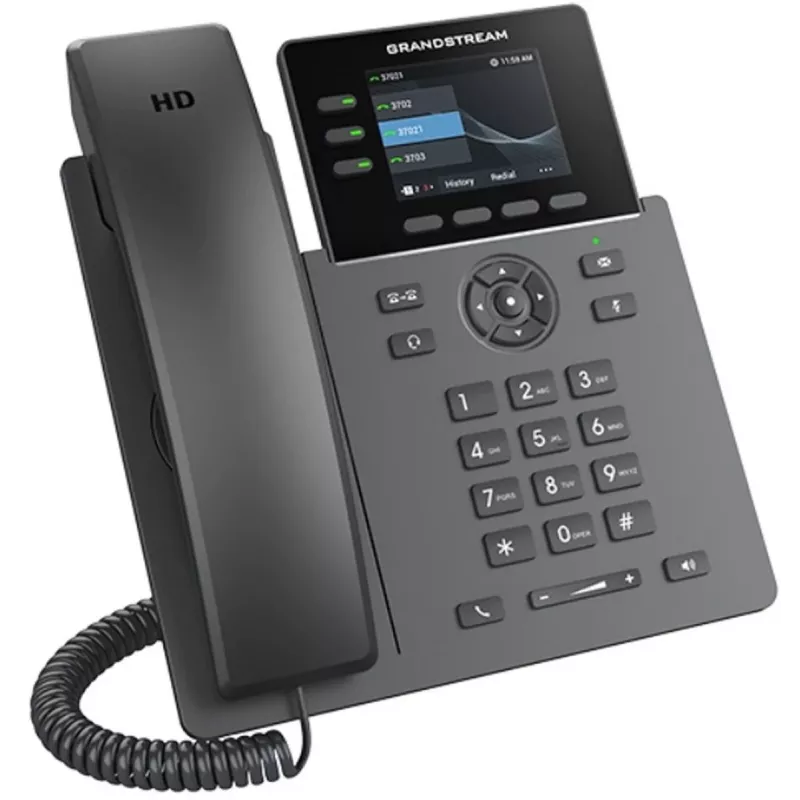Grandstream Networks GRP2611G IP telefonas juodas 3 linijos TFT
