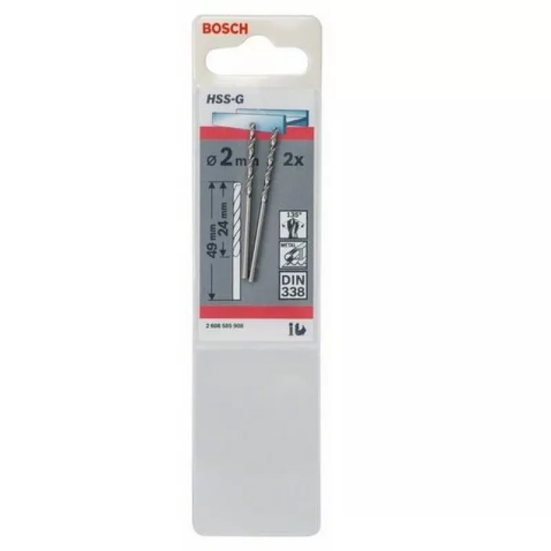 Sukamasis grąžtas Bosch metalo grąžtas HSS-G DIN 338