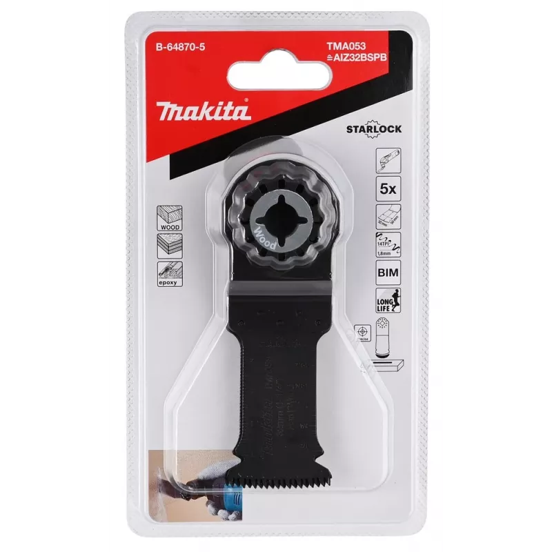 Makita B-64870-5 pjūklo/siaurojo pjūklo/slankiojo pjūklo geležtė Bimetal 5 vnt.