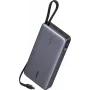 Išorinė baterija UGREEN Nexode PB552 25 000 mAh 165W su 1×USB-A, 1×USB-C ir integruotu USB-C kabeliu (55995B)