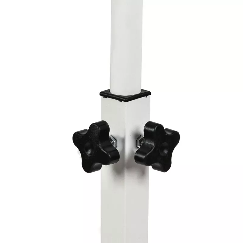 Maclean mobilus stalas/nešiojamojo kompiuterio stovas, baltas, aukščio reguliavimas 59-89 cm, maks. 30 kg, MC-121 W