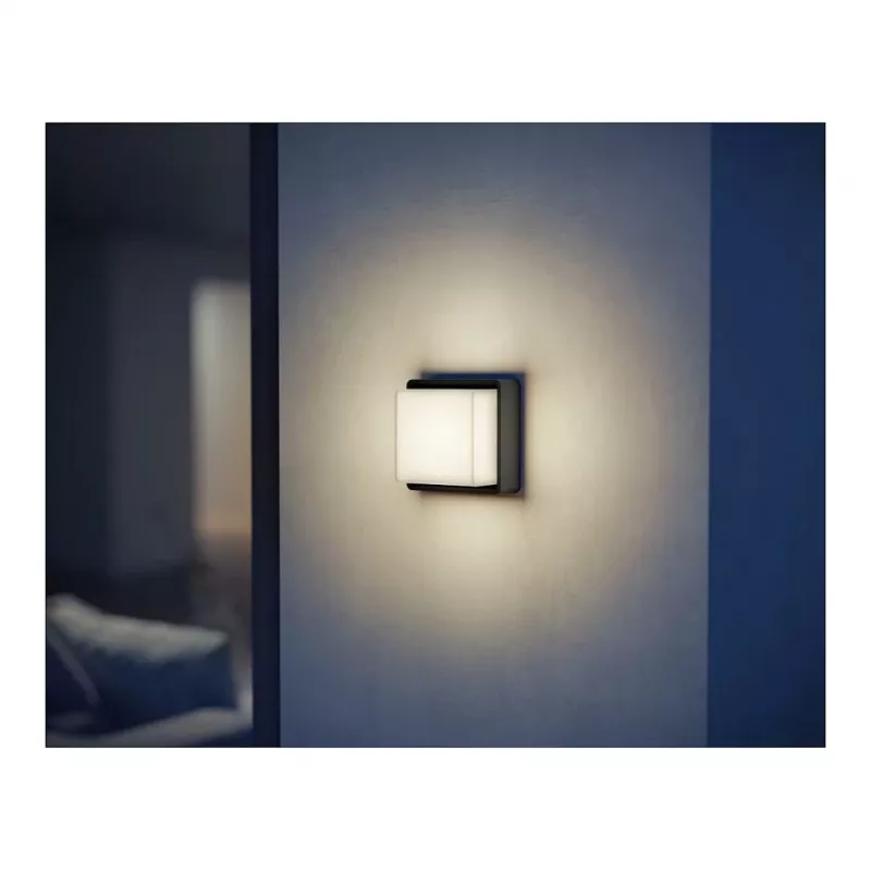 Lauko sieninis šviestuvas Steinel L 845 SC, LED nekeičiamas 9 W, antracitinis, aliuminis/plastikas, 160°/5 m