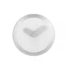 NeXtime klok 2615zi Focus, Ø25 cm, sieninis, balta/sidabrinė