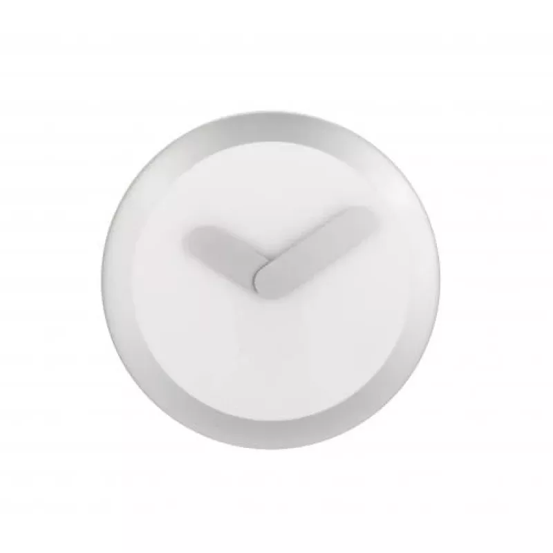 NeXtime klok 2615zi Focus, Ø25 cm, sieninis, balta/sidabrinė