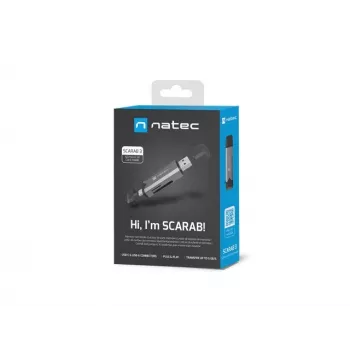 Kortelių skaitytuvas SCARAB 3 USB A/C SD/MICRO USB 3.