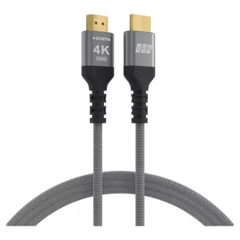 EFB Elektronik HDMI kabelis High-Speed m. Ethernet 4K60Hz Pilka - Kabelis - Skaitmeninis/Ekrano/Vaizdo (HDMI-20-00002)