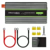 Automobilinis inverteris Qoltec Monolith 2000 W juodas 24 V