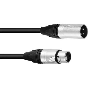 PSSO XLR laidas 3 kontaktų, 1 m, Neutrik jungtys