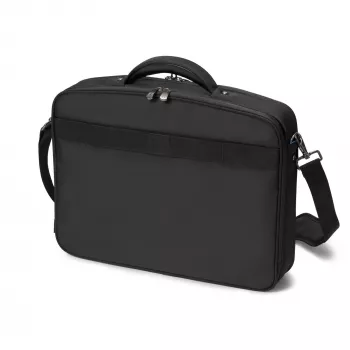 Portfelis DICOTA Eco Multi PRO 11–14,1 col. juodas Nešiojimo rankena Peties diržas