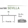 High Peak kempingo stalas Sevilla 44180