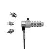 Kabelinė spyna DICOTA D31717 juoda 2 m