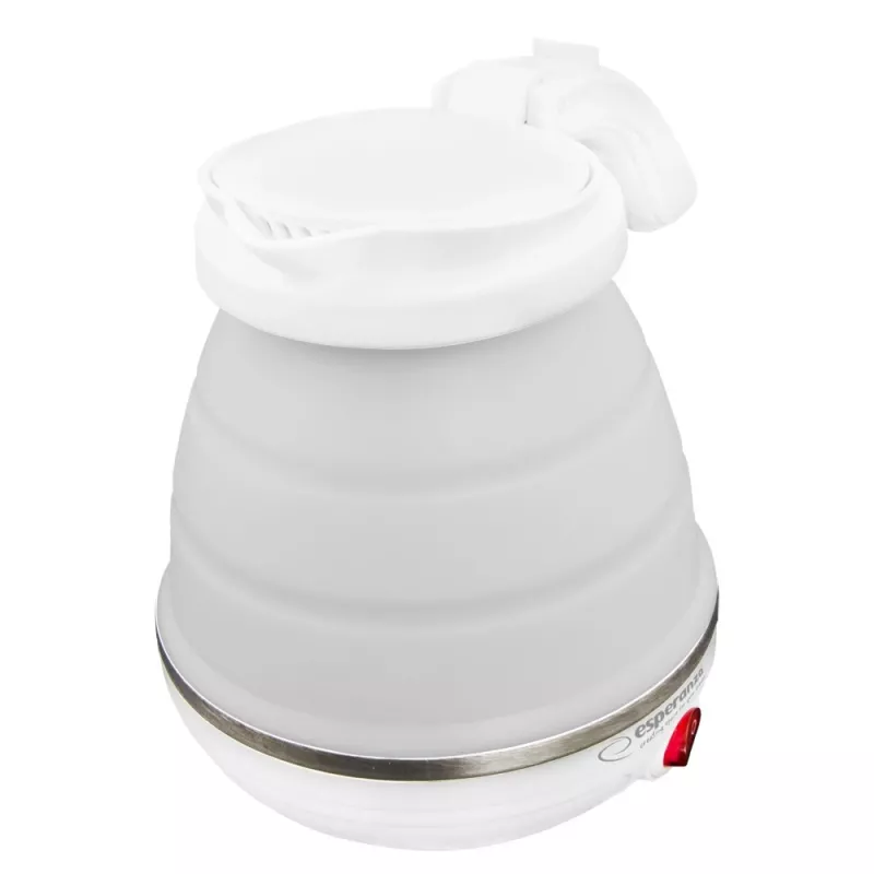 Elektrinis virdulys ESPERANZA EKK023 — 0,5 L, 750 W, balta, nerūdijantis plienas ir plastikas