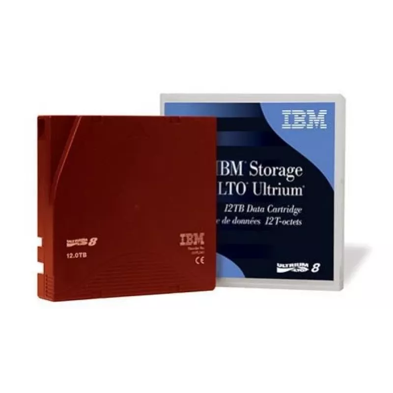 IBM Lenovo - LTO Ultrium 8 - 12 TB / 30 TB - su brūkšninio kodo etikete