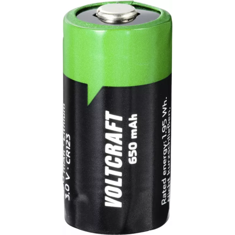 VOLTCRAFT speciali baterija CR 123 Ličio 3 V 650 mAh (VC-12713995)