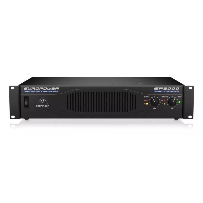 Behringer EP2000 garso stiprintuvas, spektakliams / scenai, juodas