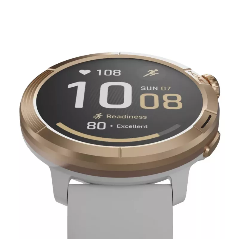 Išmanusis laikrodis Stelio STSWA102GT Activ Pro GPS 46 mm auksinis titanas — GPS, 46 mm korpusas, titano apdaila
