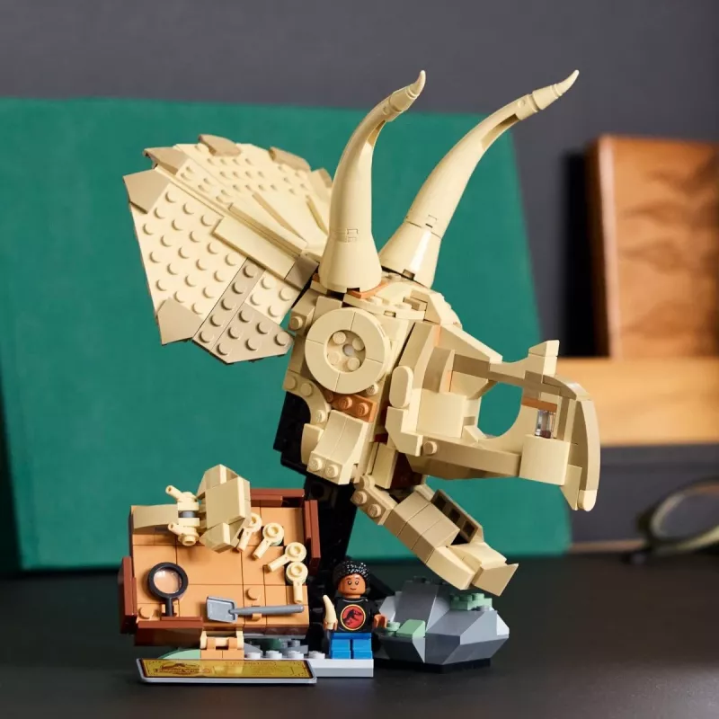 LEGO JURASSIC WORLD 76969 Dinozaurų fosilijos: Triceratopso kaukolė