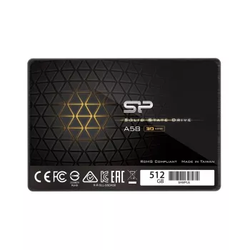 Silicon Power SP512GBSS3A58A25RR SSD diskas juodas