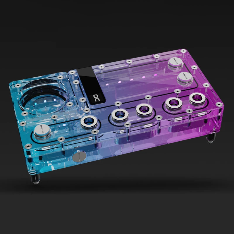 Alphacool Core Distro Plate rezervuaras, skaidrus akrilas, 125x240x68,8mm