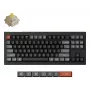 Mechaninė klaviatūra Keychron V3 Ultra 8K — laidinė ir Bluetooth, QWERTY išdėstymas, RGB LED, juoda