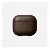 Odinis AirPods dėklas Nomad V3 Rustic Brown — apsauginis odinis dangtelis AirPods įkrovimo dėklui