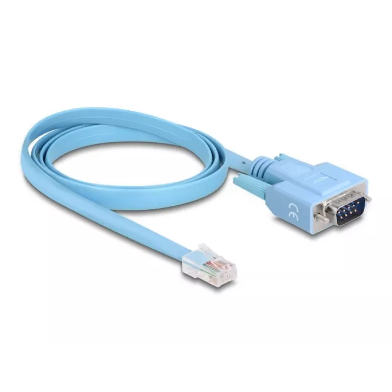 DeLOCK adapteris RS-232 DB9 laido galas – RJ45 laido galas 1 m