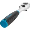HiPer Fine-Tooth Reversible Ratchet 863HP, 1/4 (juoda / mėlyna, darbo kampas 4°, rutulinis fiksatorius)