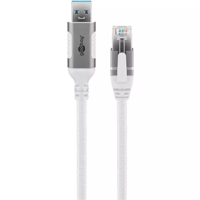 Goobay 74159 - Tinklo adapterio laidas USB 3.0 A tipo Gigabit Ethernet 2 m - Tinklo plokštė - 1 000 Mbps (74159)