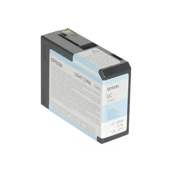 Epson Singlepack Light Žydra T580500, Light Žydra, pigmentinis rašalas, 80 ml, 1 vnt., viena pakuotė