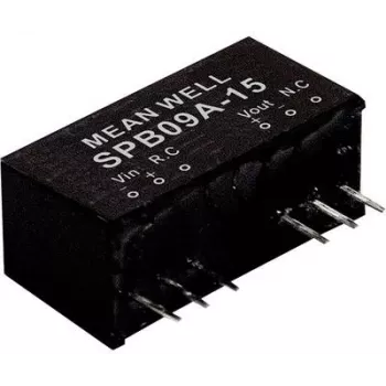 maitinimo adapteris MEAN WELL SPB09A-05, išėjimas 5 V, 9 W, atitinka RoHS, 24 mm gylis, 5 g