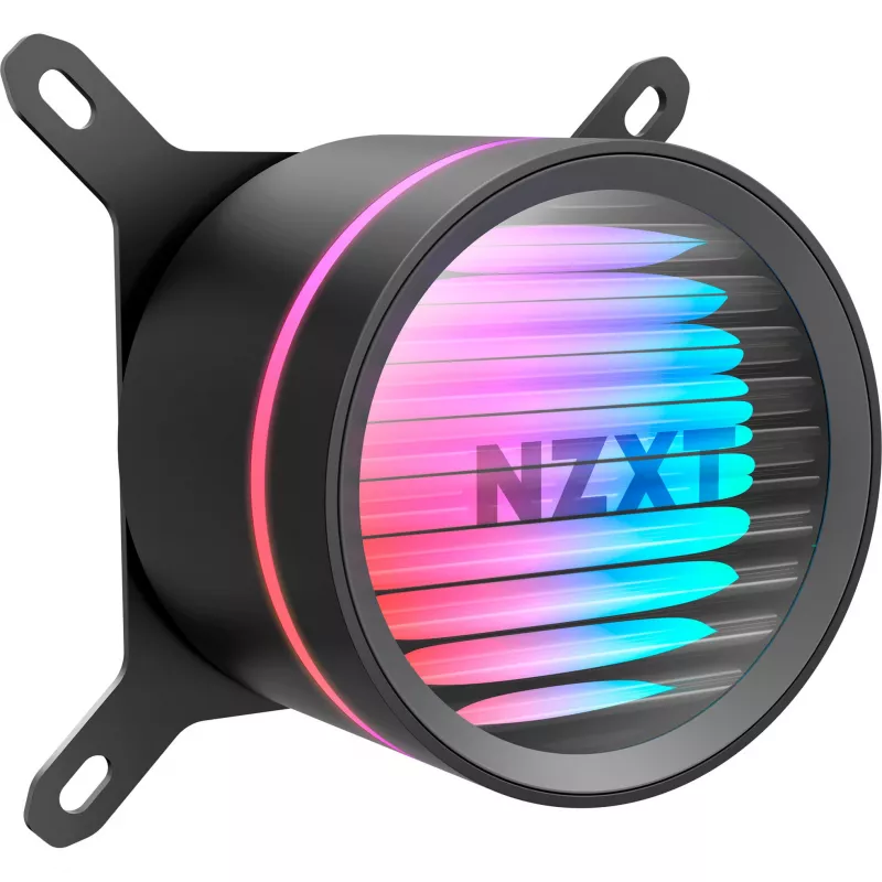 Skystas CPU aušintuvas NZXT Kraken Core RGB 240 — „All-in-One“ 240 mm radiatorius, RGB apšvietimas, juodas