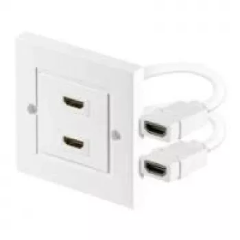 Wentronic Goobay HDMI™ sieninė dėžutė - 2 x HDMI™ A lizdai > 2 x HDMI™ A lizdai (51723)