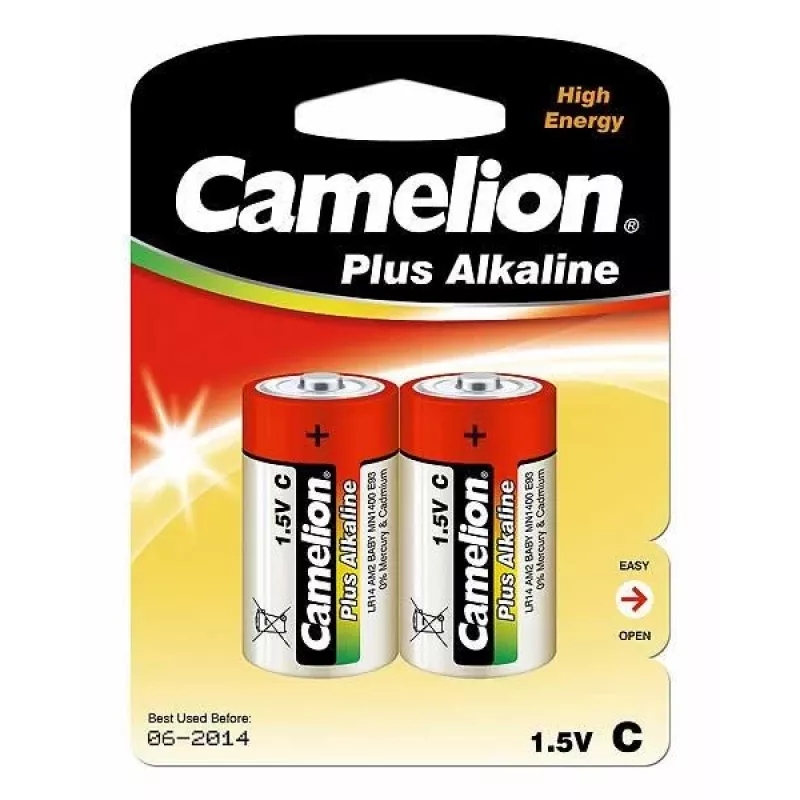 Vienkartinė baterija Camelion LR14-BP2