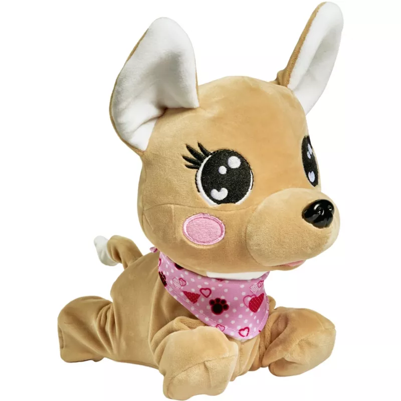ChiChi LOVE Baby Boo, pliušinis žaislas smėlio spalvos/rožinis, 30 cm