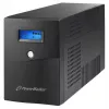 Nepertraukiamo maitinimo šaltinis PowerWalker VI 3000 SCL — linijinis-interaktyvus UPS 3 kVA / 1800 W, 230 V, 9 Ah baterija, LCD, bokštas, juoda