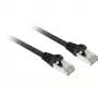 Tinklo kabelis Sharkoon Sharkoon pataisos tinklo kabelis SFTP RJ-45 Cat.7a 1 m juodas