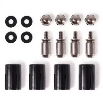 Montavimo rinkinys Alphacool 15724 juodas nerūdijantis plienas 17 mm aukštis