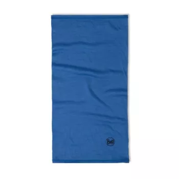 Buff Merino Lightweight Jr Solid vaikiškas merino vilnos kaklo šildytuvas mėlynas