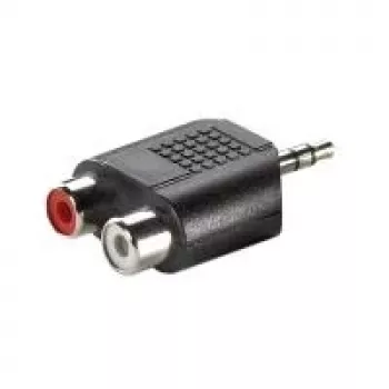 3,5 mm adapteris VALUE 3,5 mm kištukas – 2x RCA lizdai