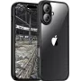 Telefono dėklas JT Berlin Pankow Hybrid, skirtas iPhone 16, 15,5 cm (6,1 colio) – juoda / permatoma
