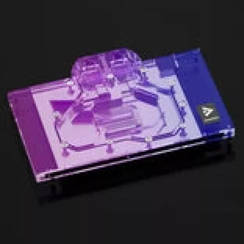 GPU vandens blokas Barrow MSI Suprim 5090 Juoda — pilno padengimo aušinimas vaizdo plokštėms