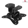 MACLEAN MC-670 sieninio tvirtinimo laikiklis — reguliuojamas, atlaiko iki 20 kg, VESA 100x100, 13–27 colių monitoriams, juodas